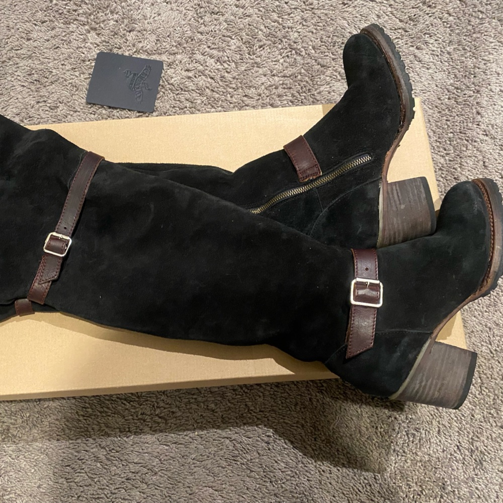 Freebird LUDLOW black suede Boots 8